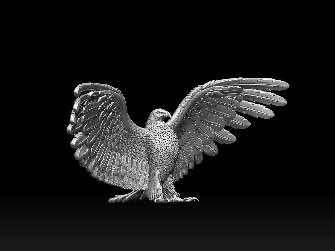 eagle 3D print model_15