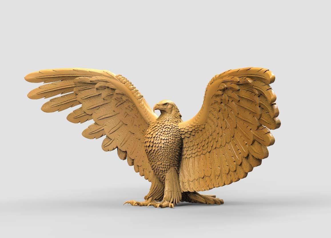 eagle 3D print model_41