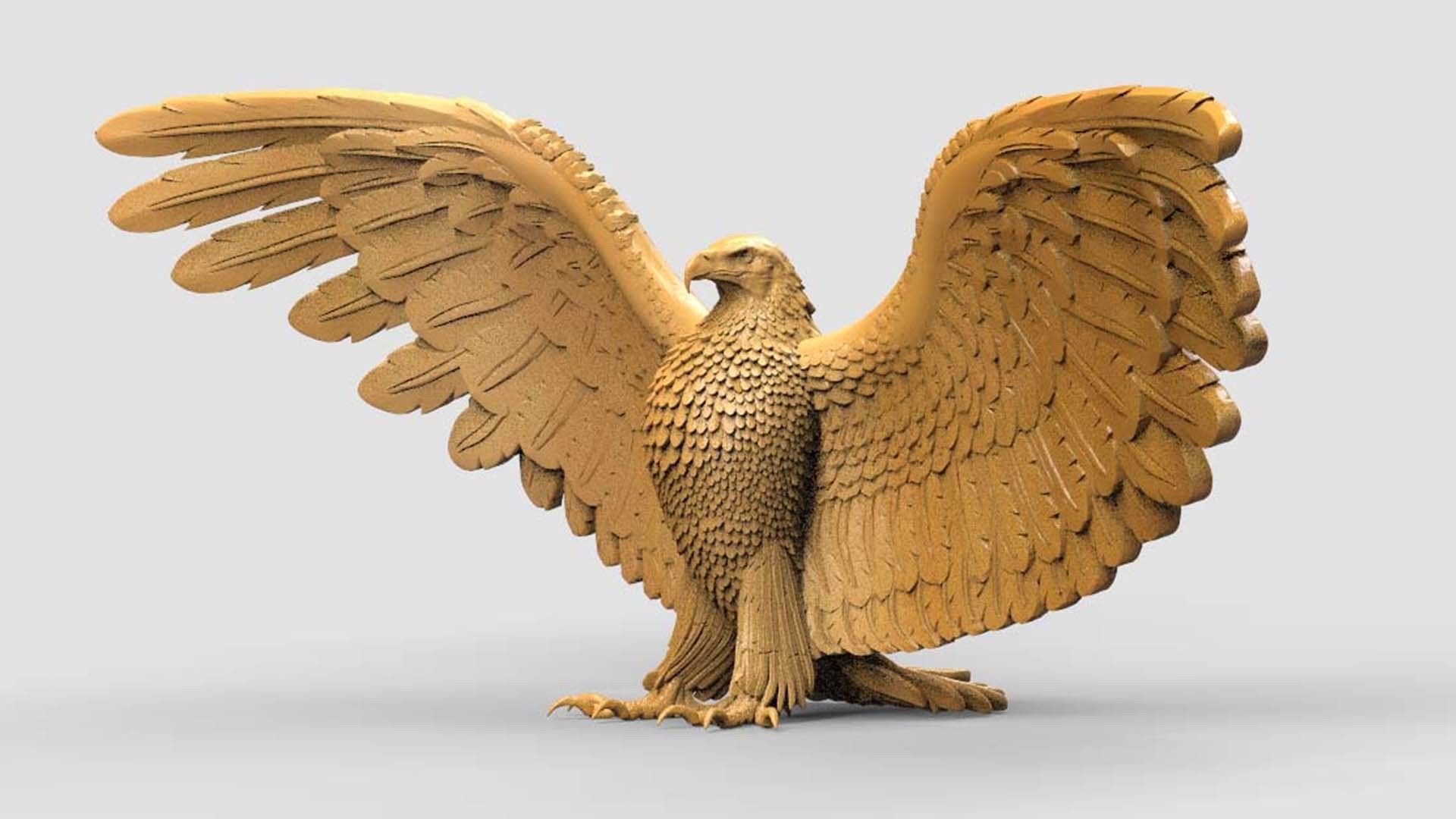 eagle 3D print model_37