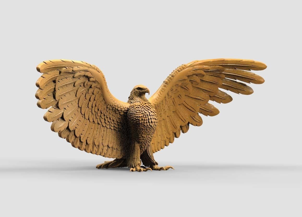 eagle 3D print model_32