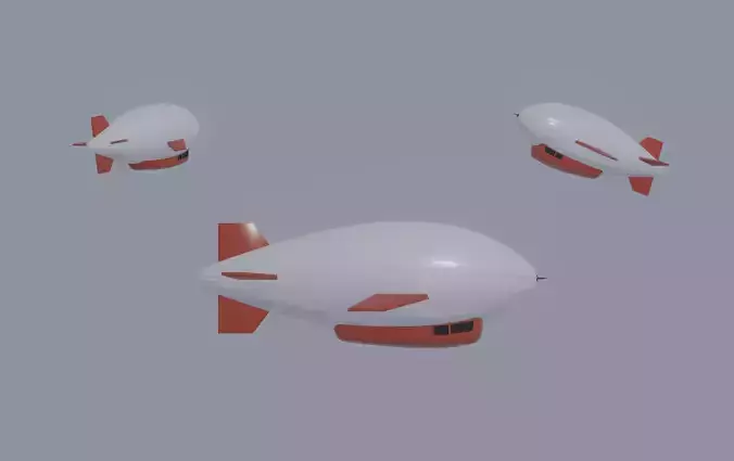 Airship 3D model