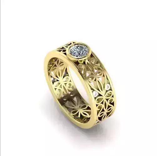 Beautiful ring with patterns for women N01184