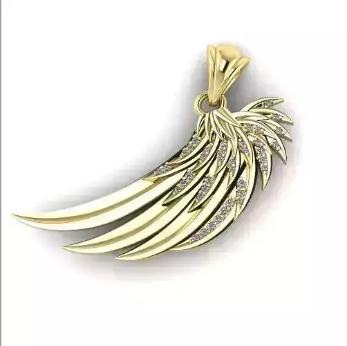 Angel wings pendant gift for women N01167