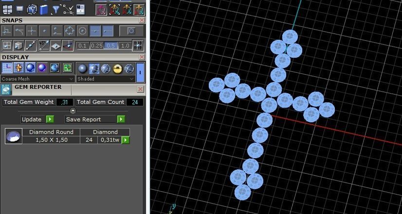 Beautiful Cross N01164 3D print model_7