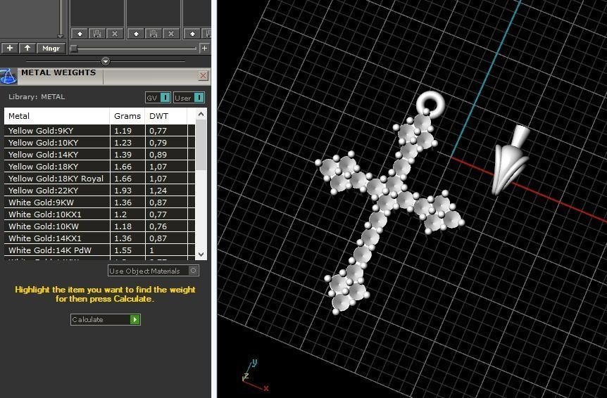 Beautiful Cross N01164 3D print model_6