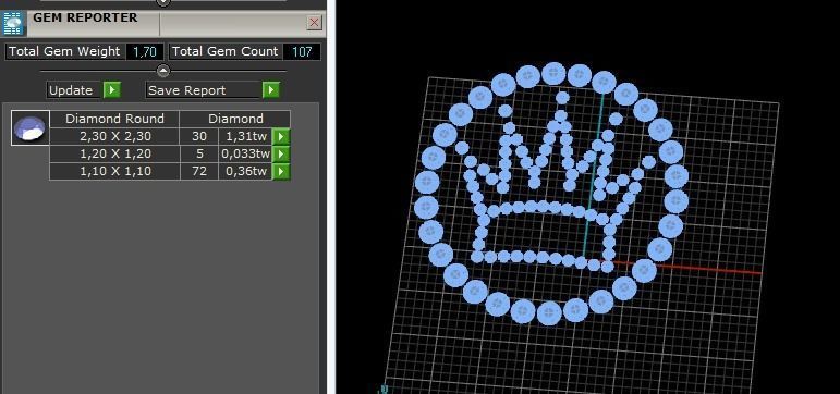 Bracelet queen N01158 3D print model_8