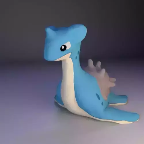  3D Printable Lapras Pokemon Model