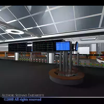 Central station 3D model