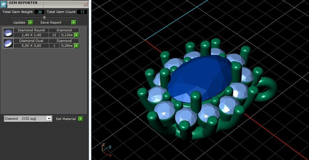 Pendant N011375 3D print model_8