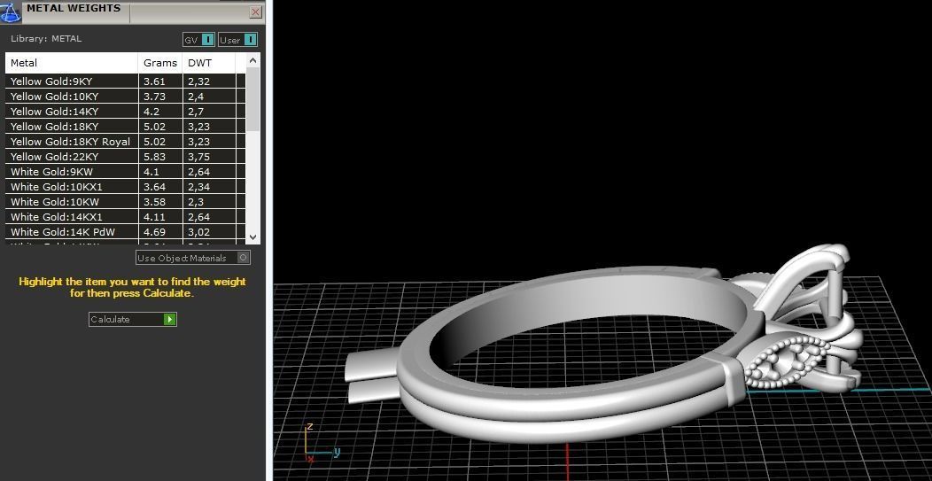 Ring N011363 3D print model_8