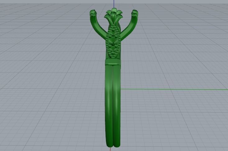 Ring N011363 3D print model_3