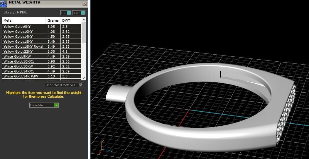Man ring N011353 3D print model_9
