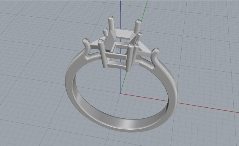 Ring N011352 3D print model_2