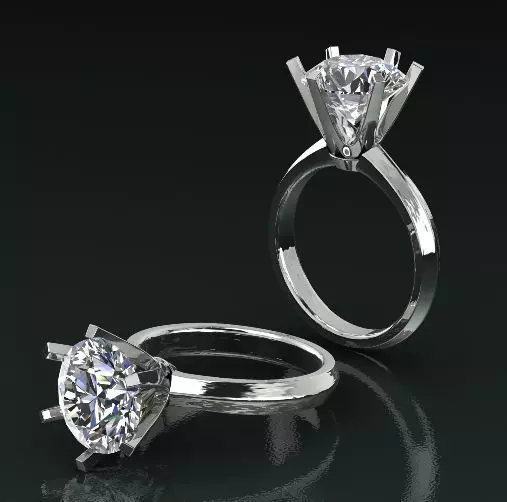 Soliter ring N011350 3D print model_0