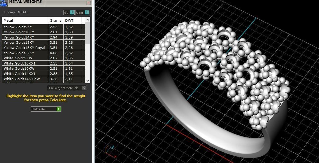 Shtern ring N011424 3D print model_9