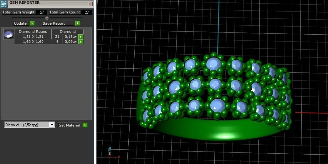 Shtern ring N011424 3D print model_10