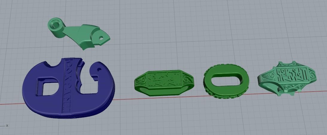 Chain N011414 3D print model_2