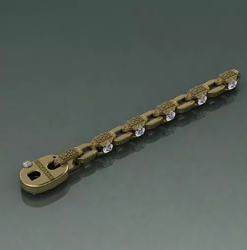 Chain N011414 3D print model_0