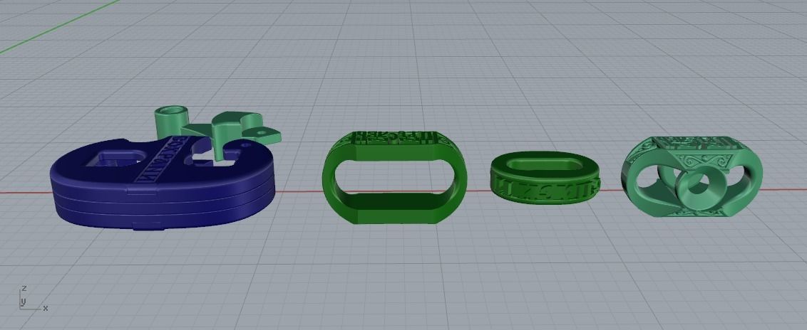 Chain N011414 3D print model_3