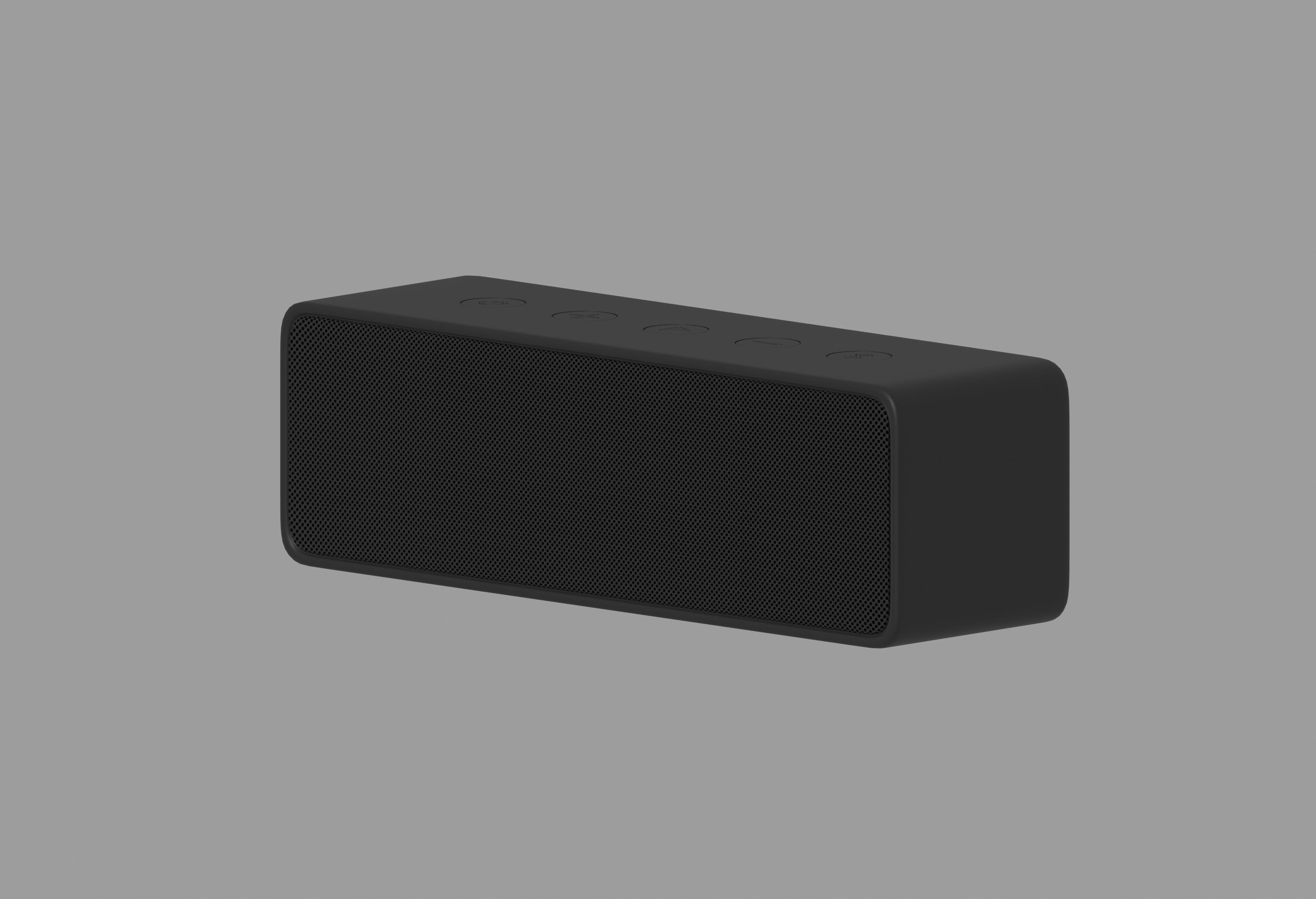 Bluetooth Speaker 3D model_2
