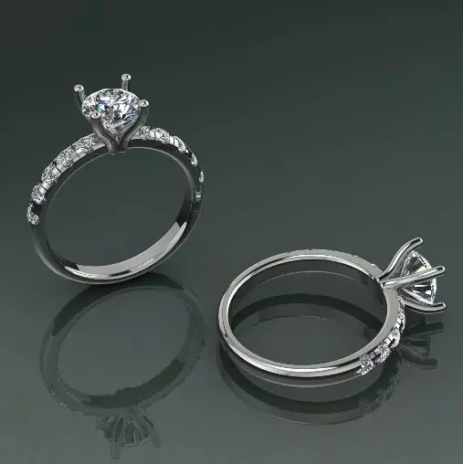 Soliter ring N011387 3D print model_0