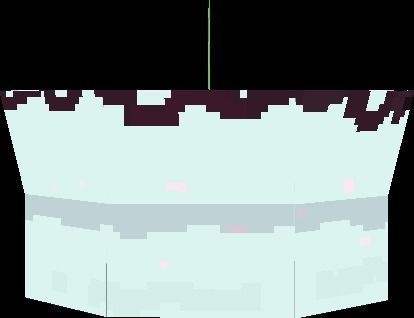 Cake pixel art 3D print model_2