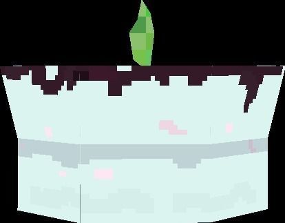 Cake pixel art 3D print model_1