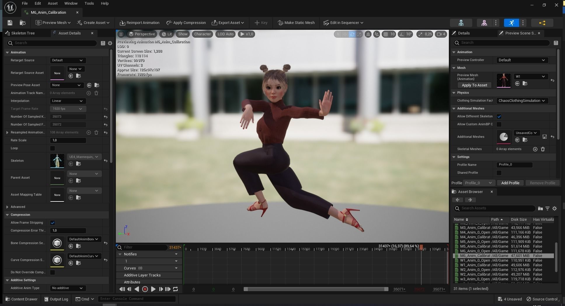 Girlfriend stylized toon girl 3D model_23