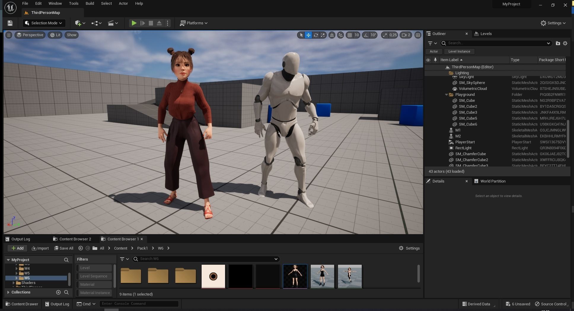 Girlfriend stylized toon girl 3D model_20