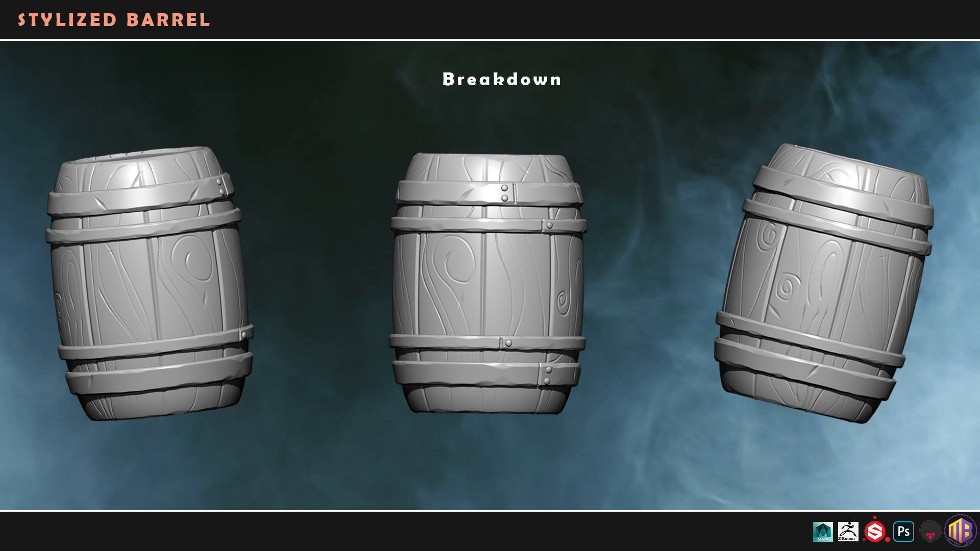 Stylized 3D Low Poly Game Model Low-poly 3D model_2