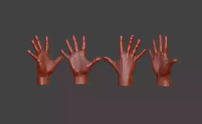 hand high five 3D print model