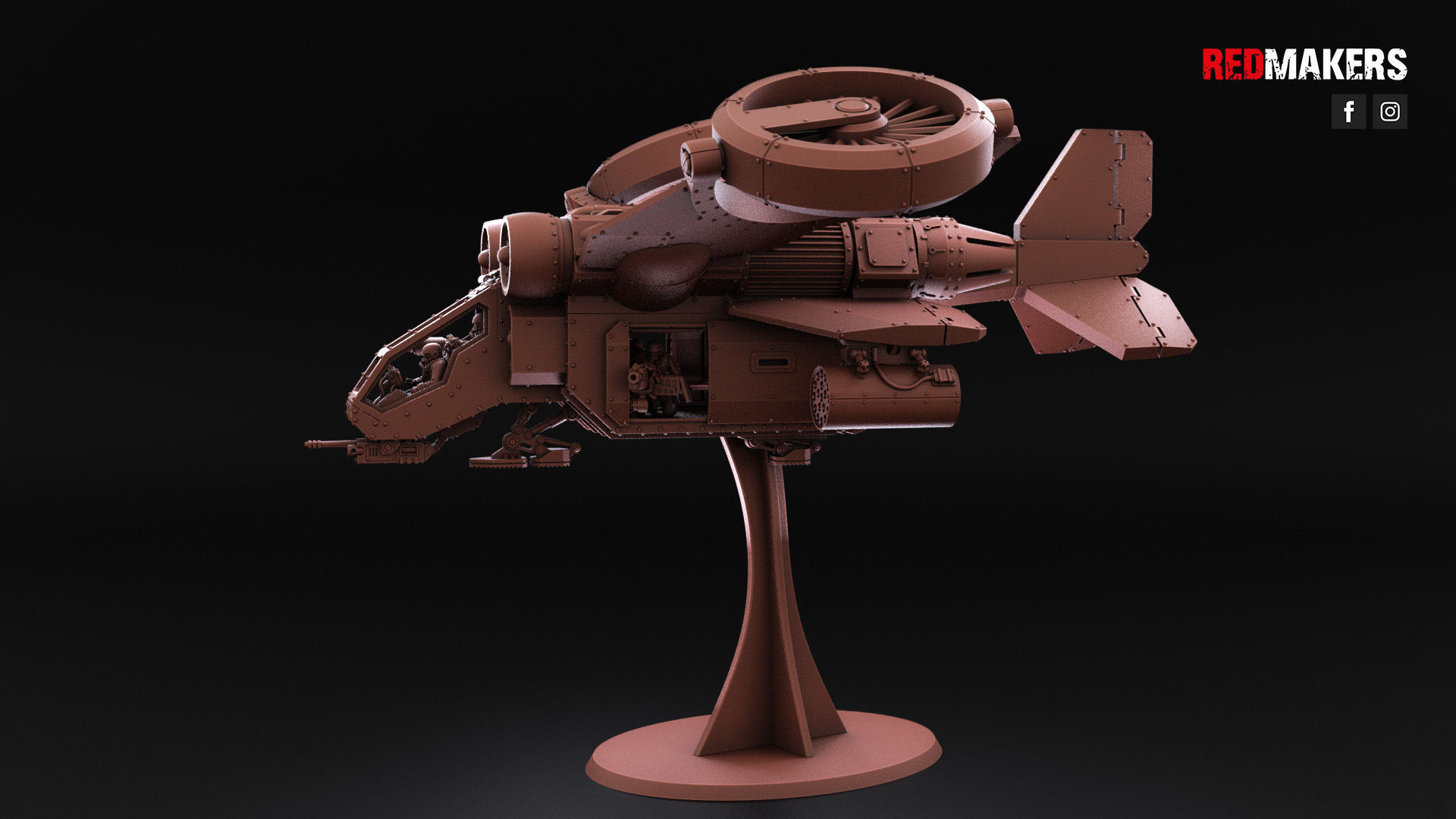 Utility Aircraft - Imperial Force 3D print model_3