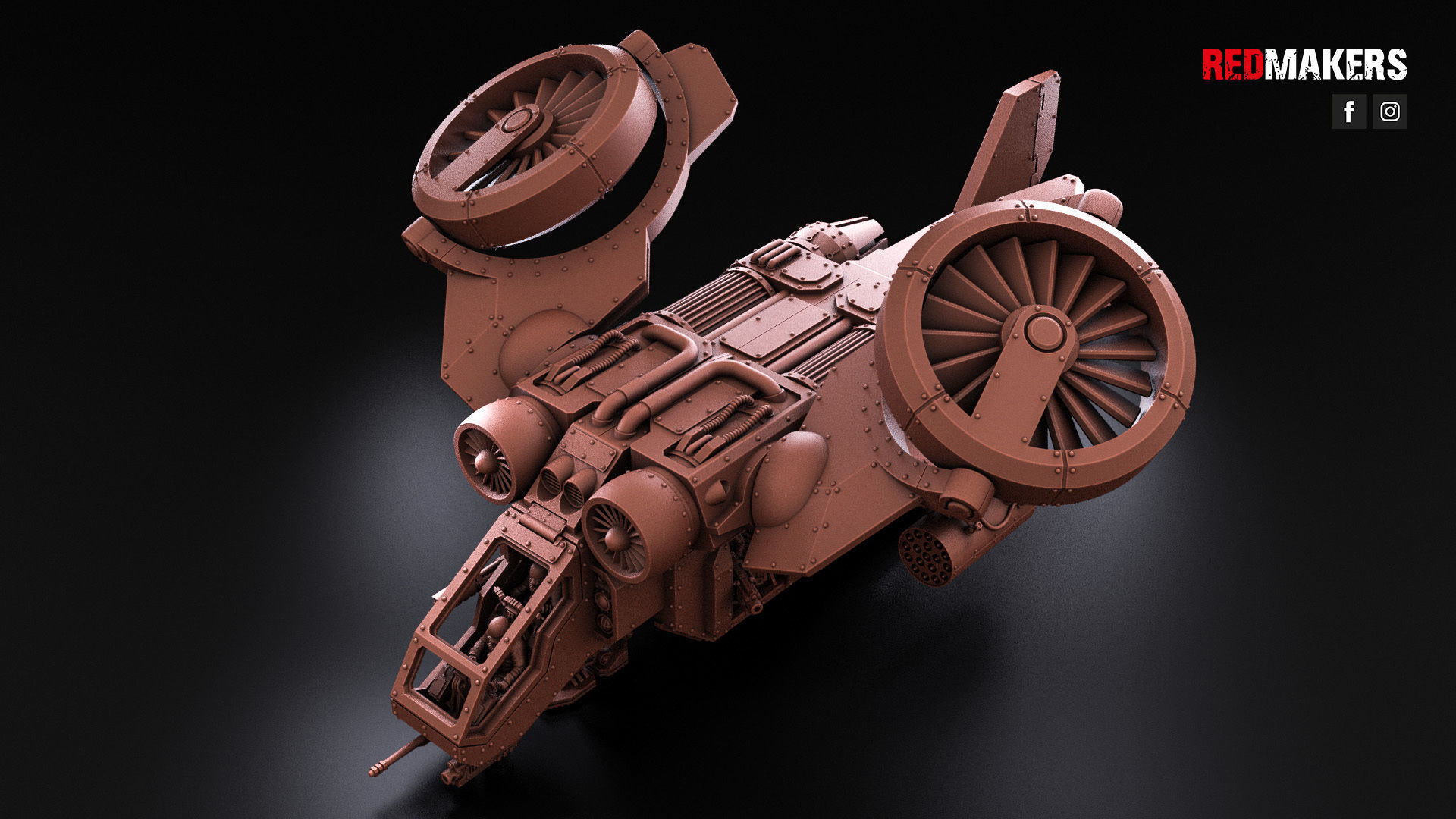 Utility Aircraft - Imperial Force 3D print model_24