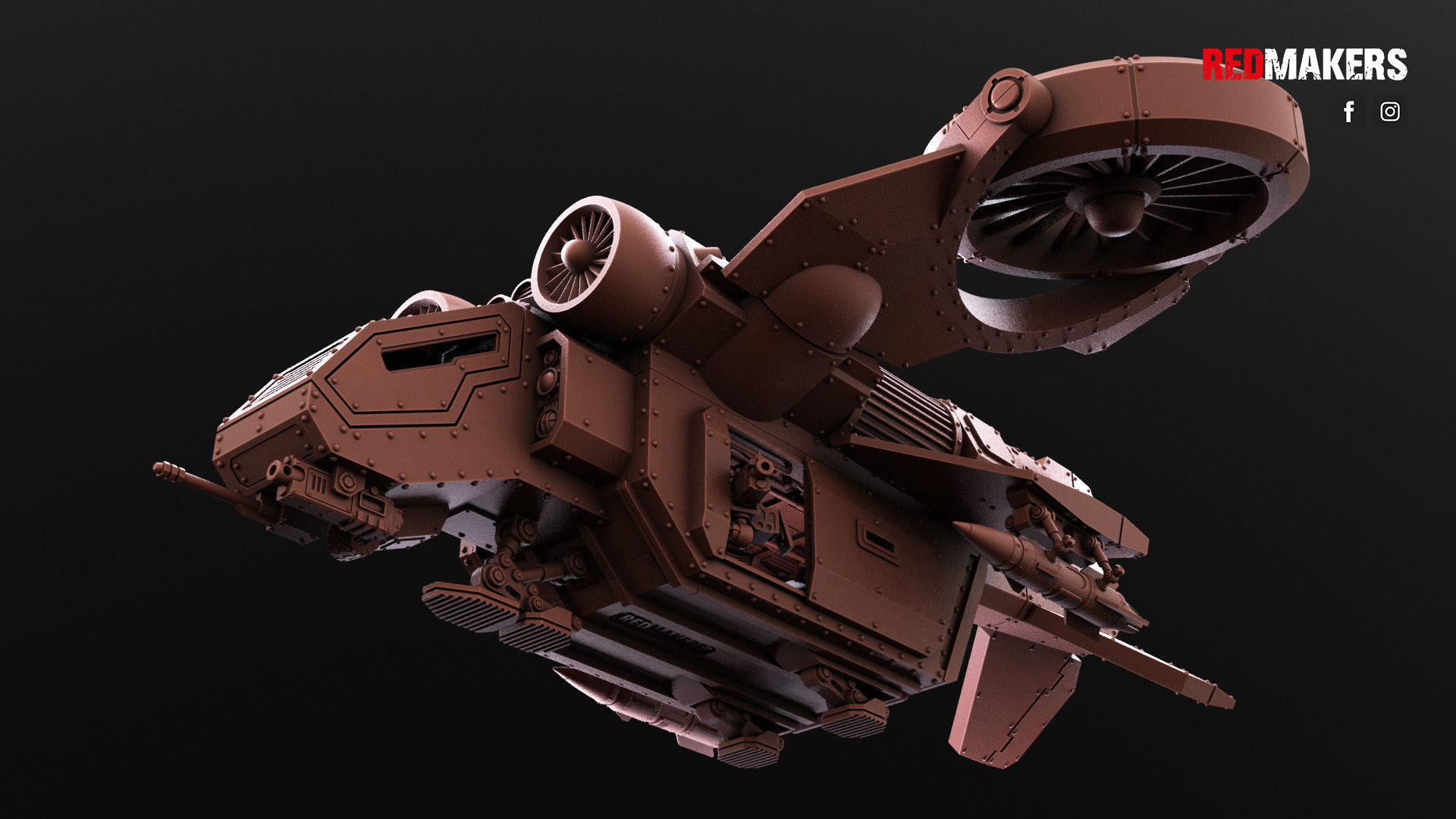 Utility Aircraft - Imperial Force 3D print model_5