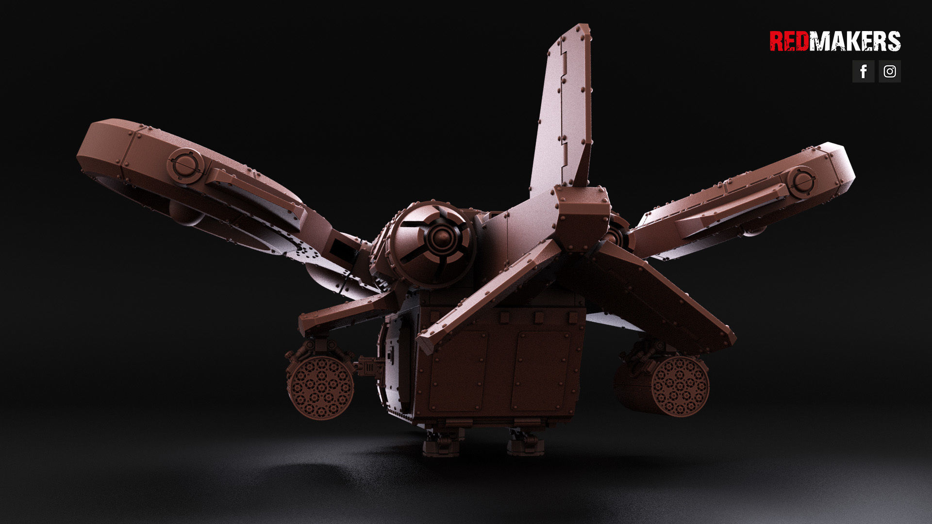 Utility Aircraft - Imperial Force 3D print model_20