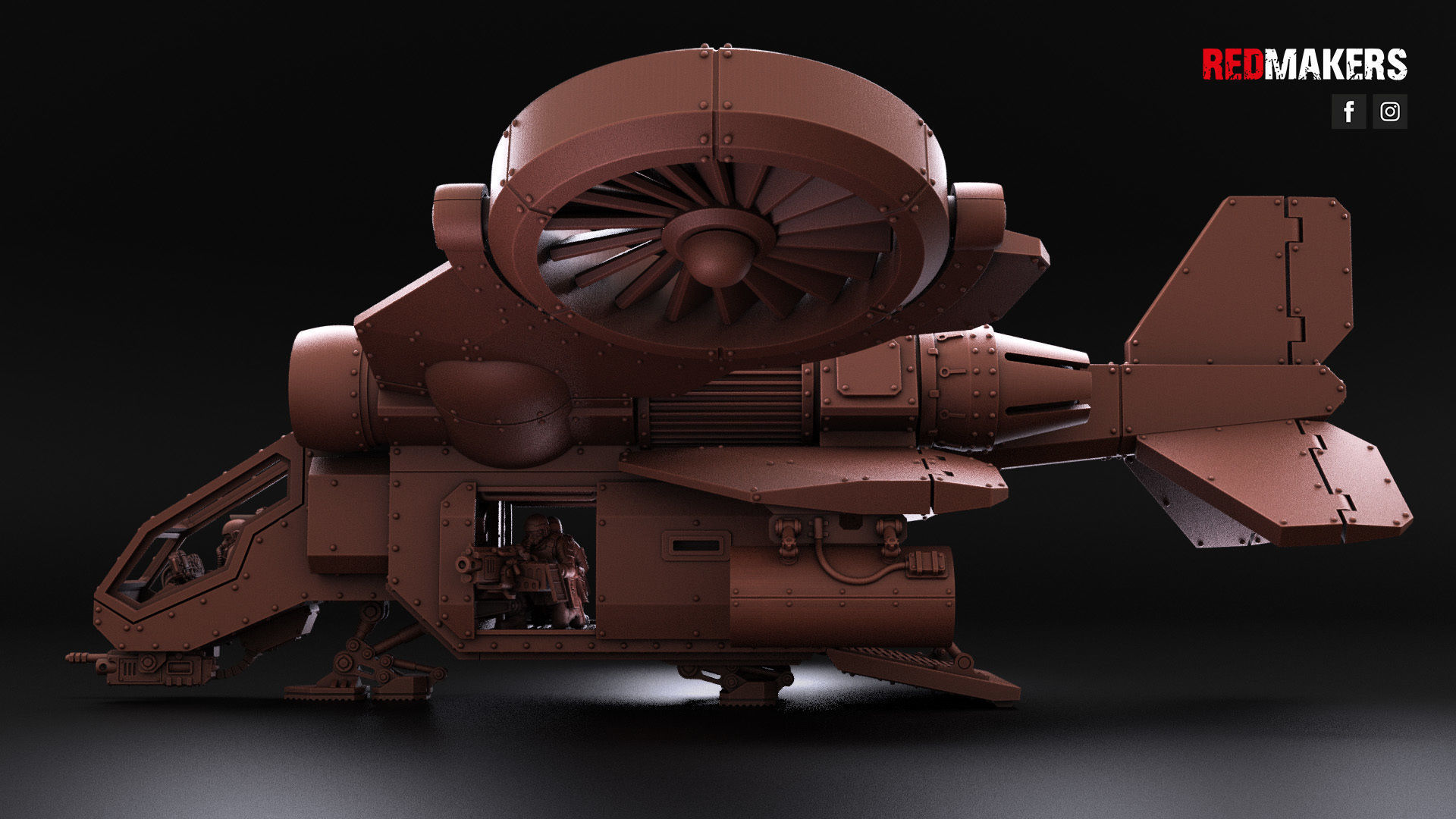 Utility Aircraft - Imperial Force 3D print model_22