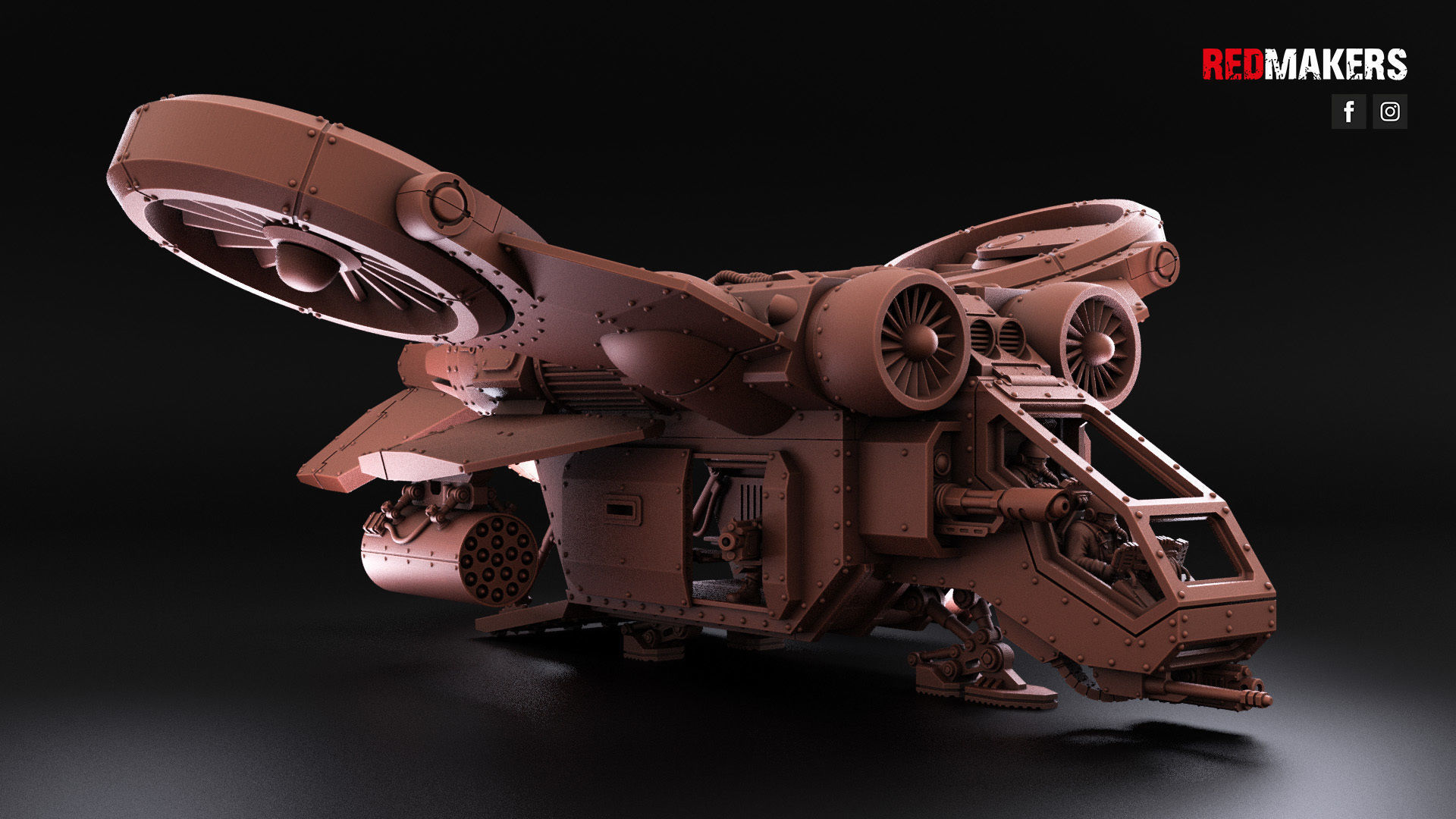 Utility Aircraft - Imperial Force 3D print model_6