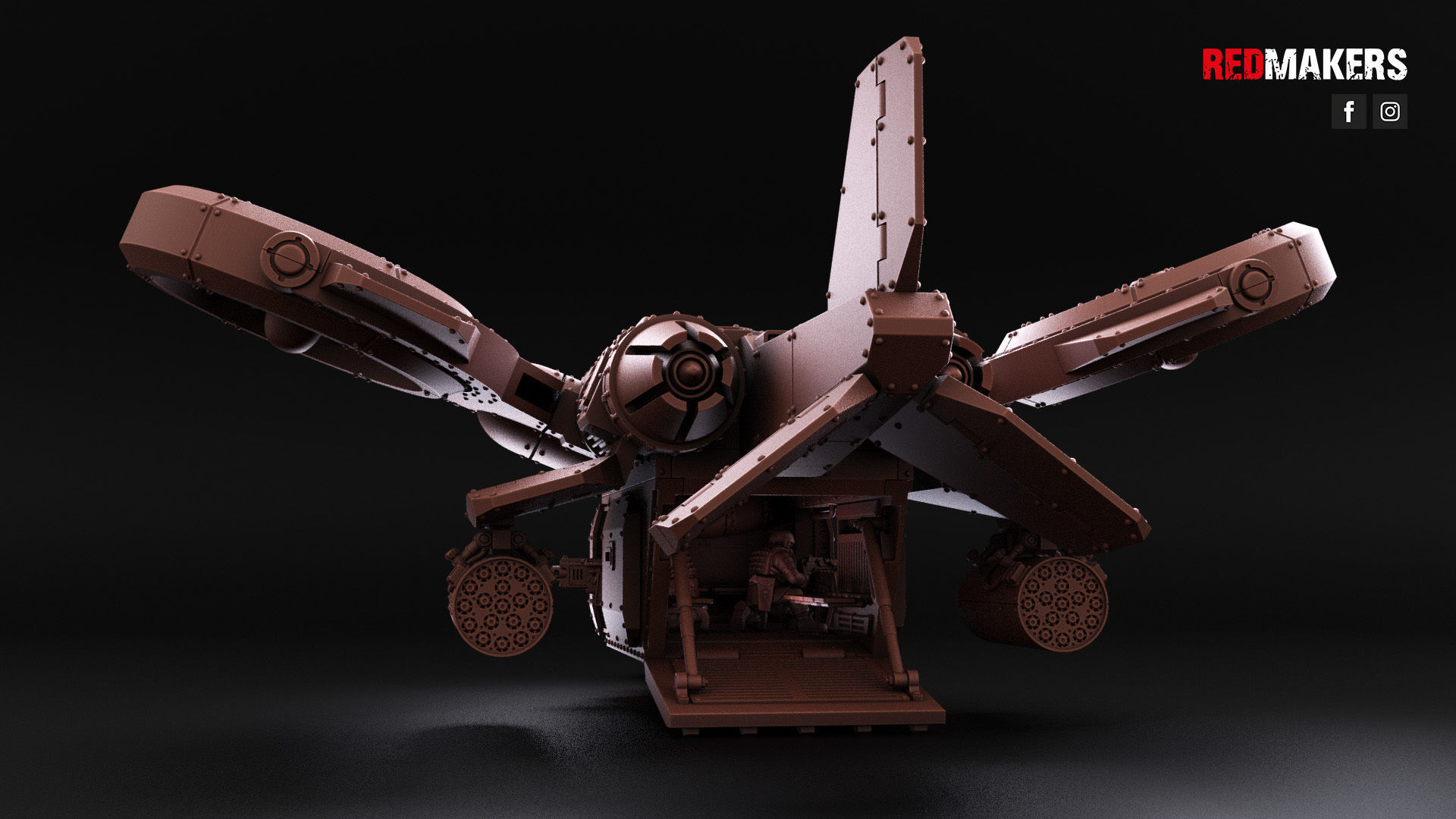 Utility Aircraft - Imperial Force 3D print model_19