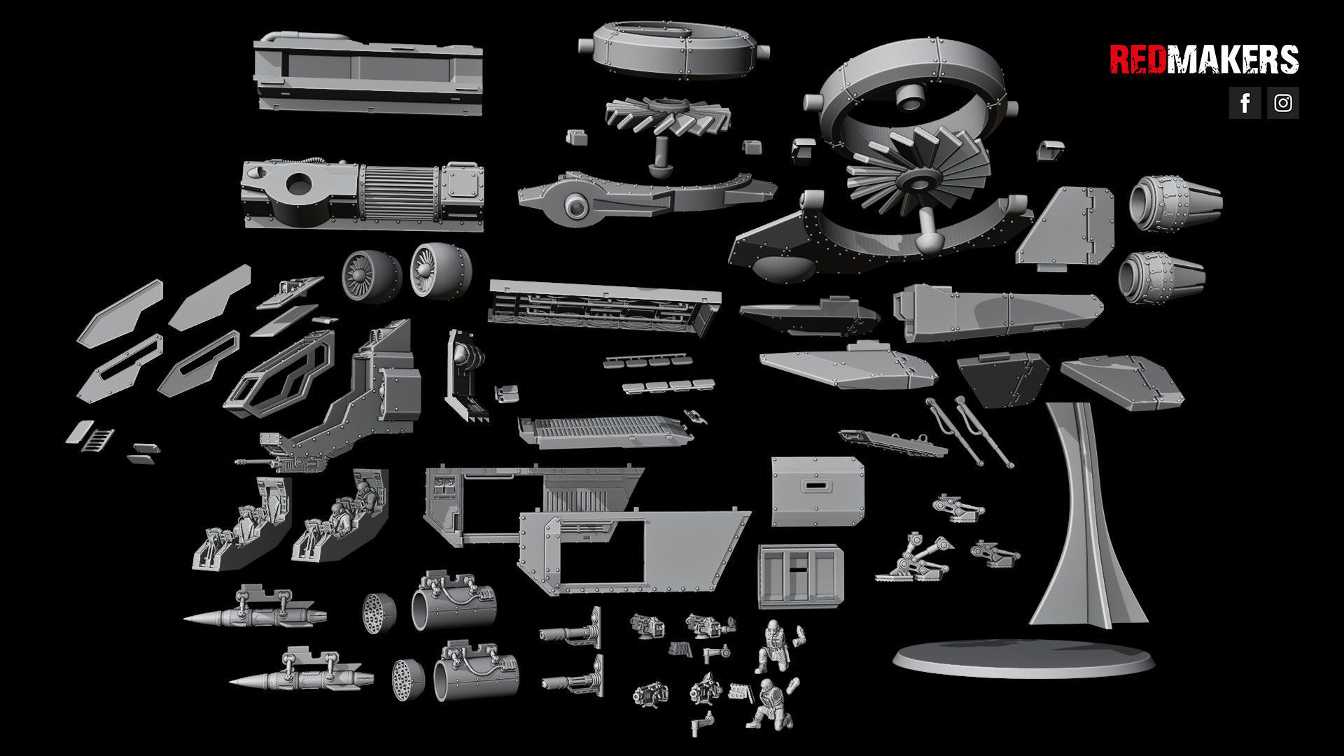 Utility Aircraft - Imperial Force 3D print model_31