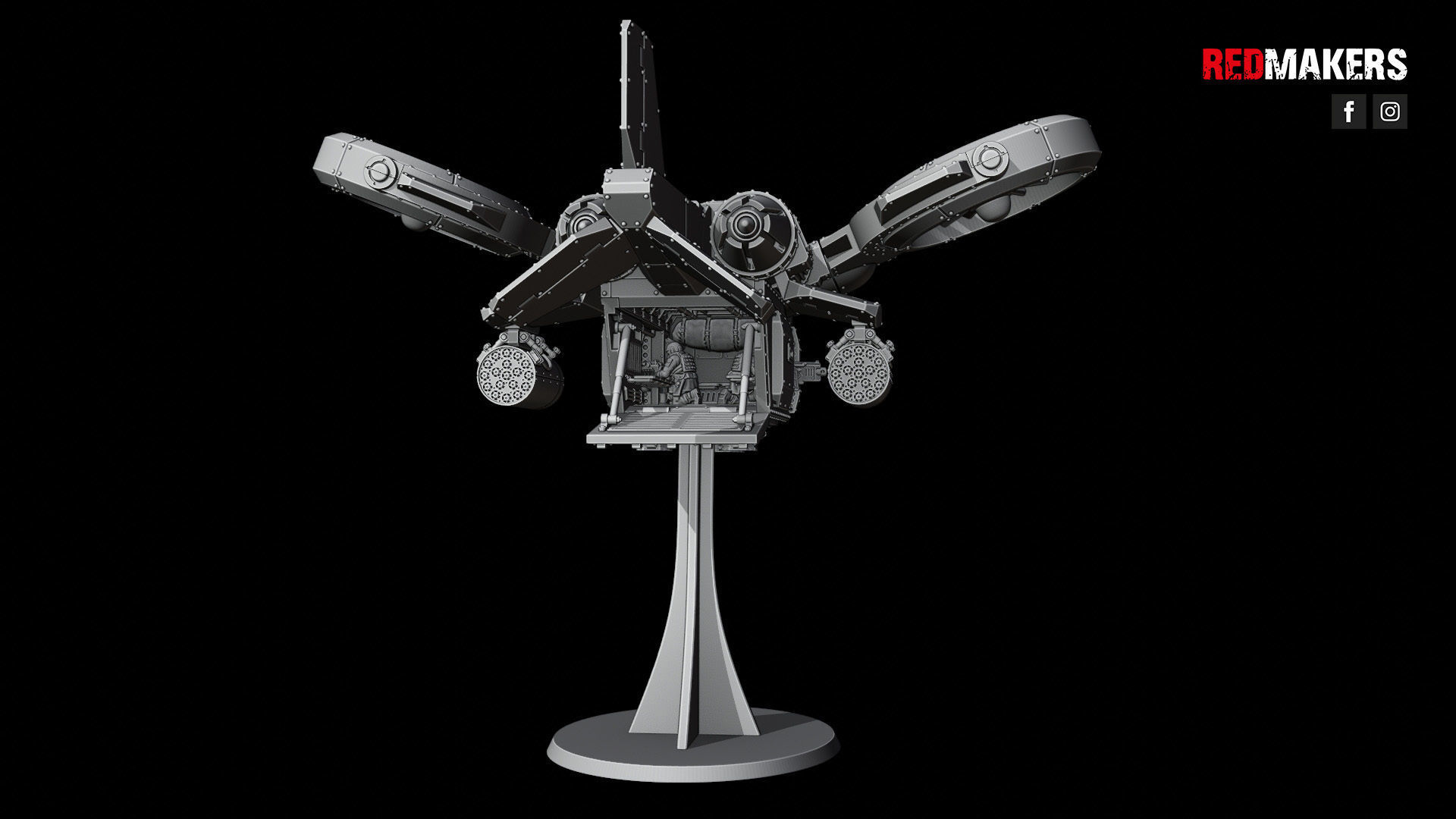 Utility Aircraft - Imperial Force 3D print model_30