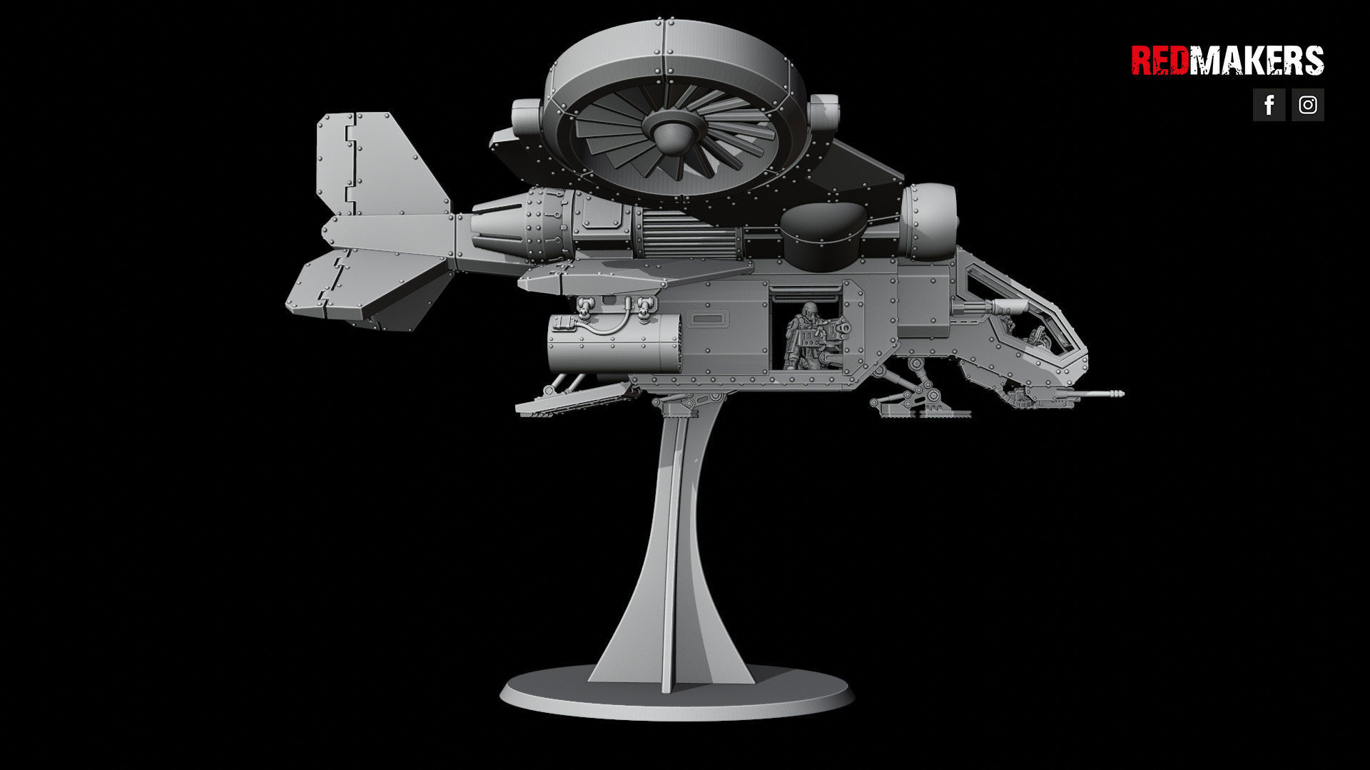 Utility Aircraft - Imperial Force 3D print model_29