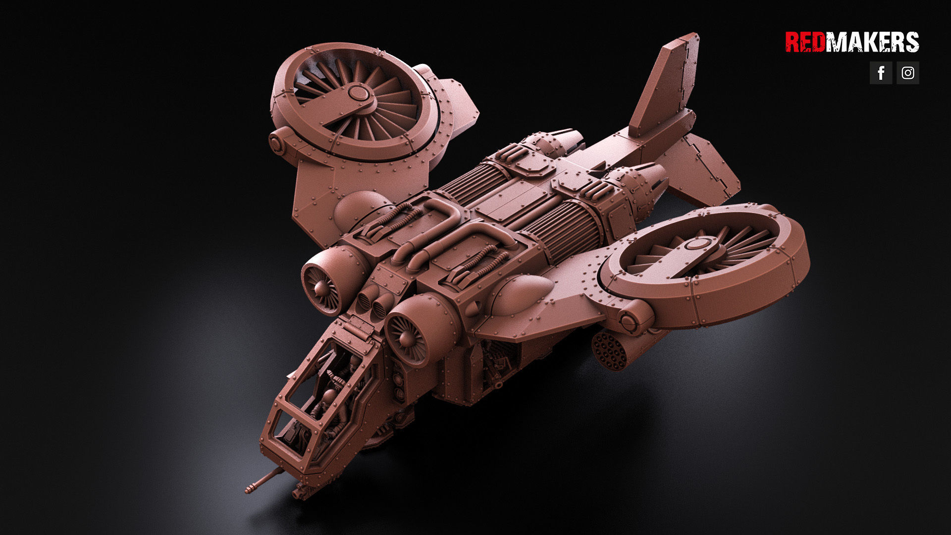 Utility Aircraft - Imperial Force 3D print model_23
