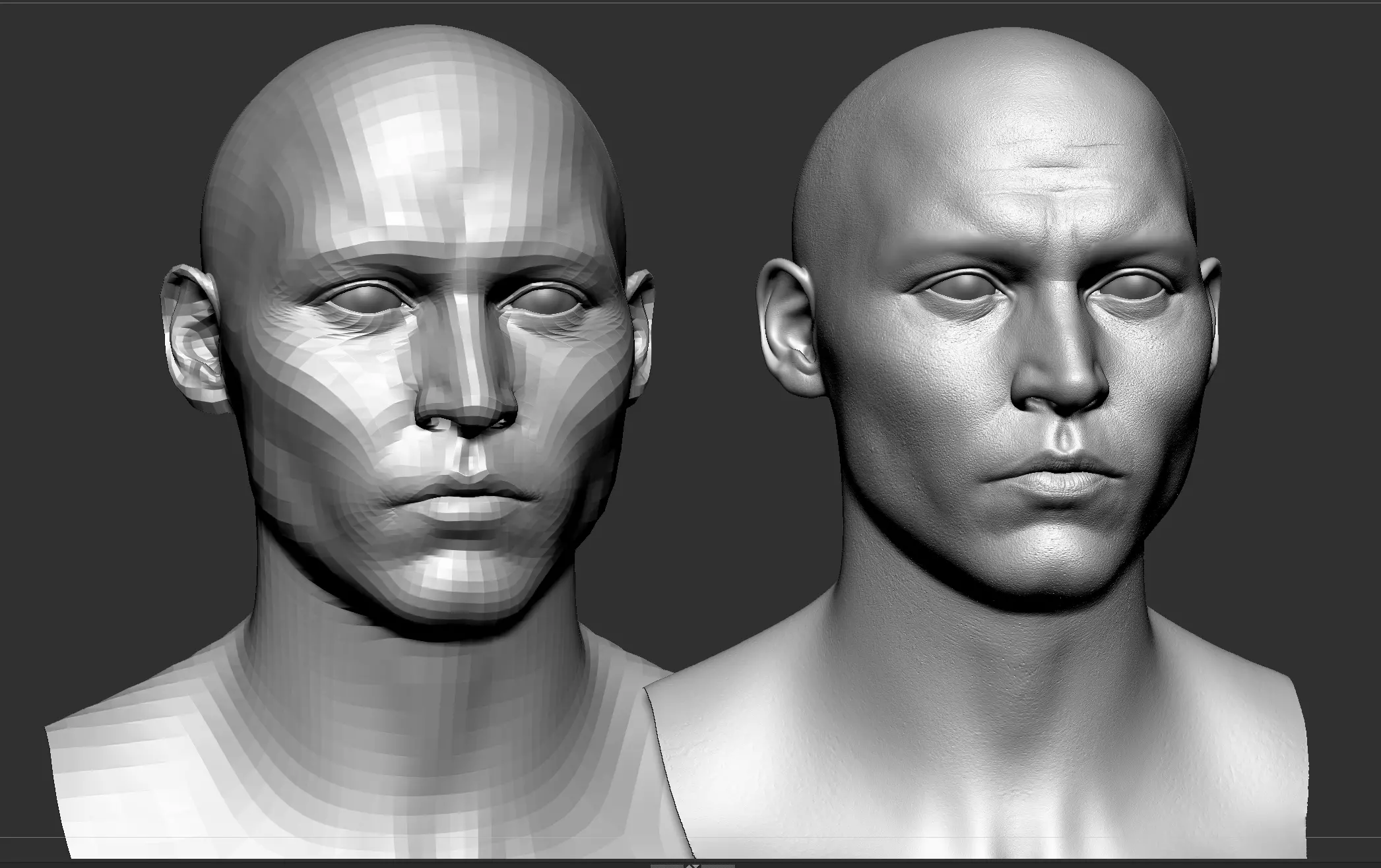 Johnny Depp Head 3D model