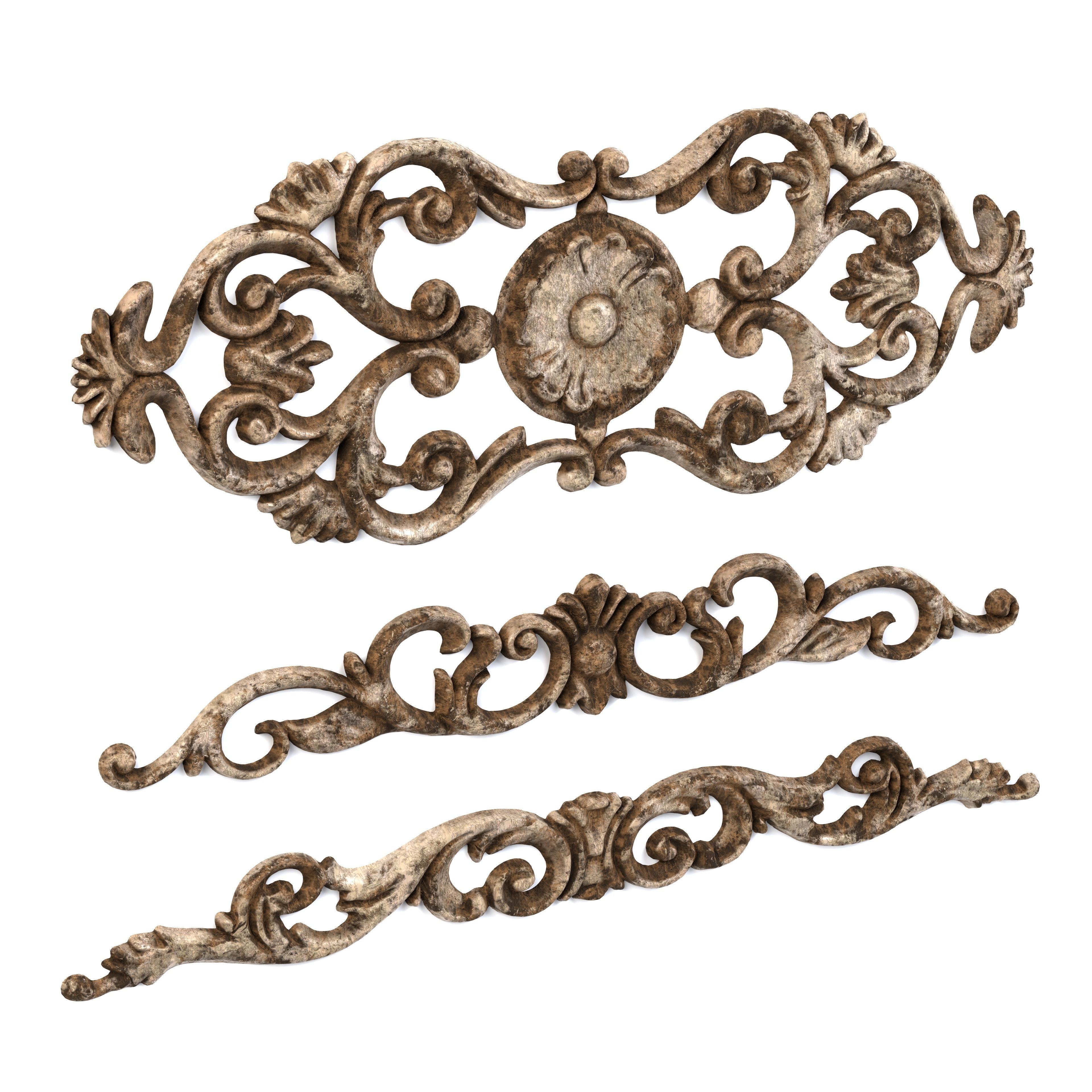 3 Low-Poly Ornament Vol 10-4 Low-poly 3D model_3