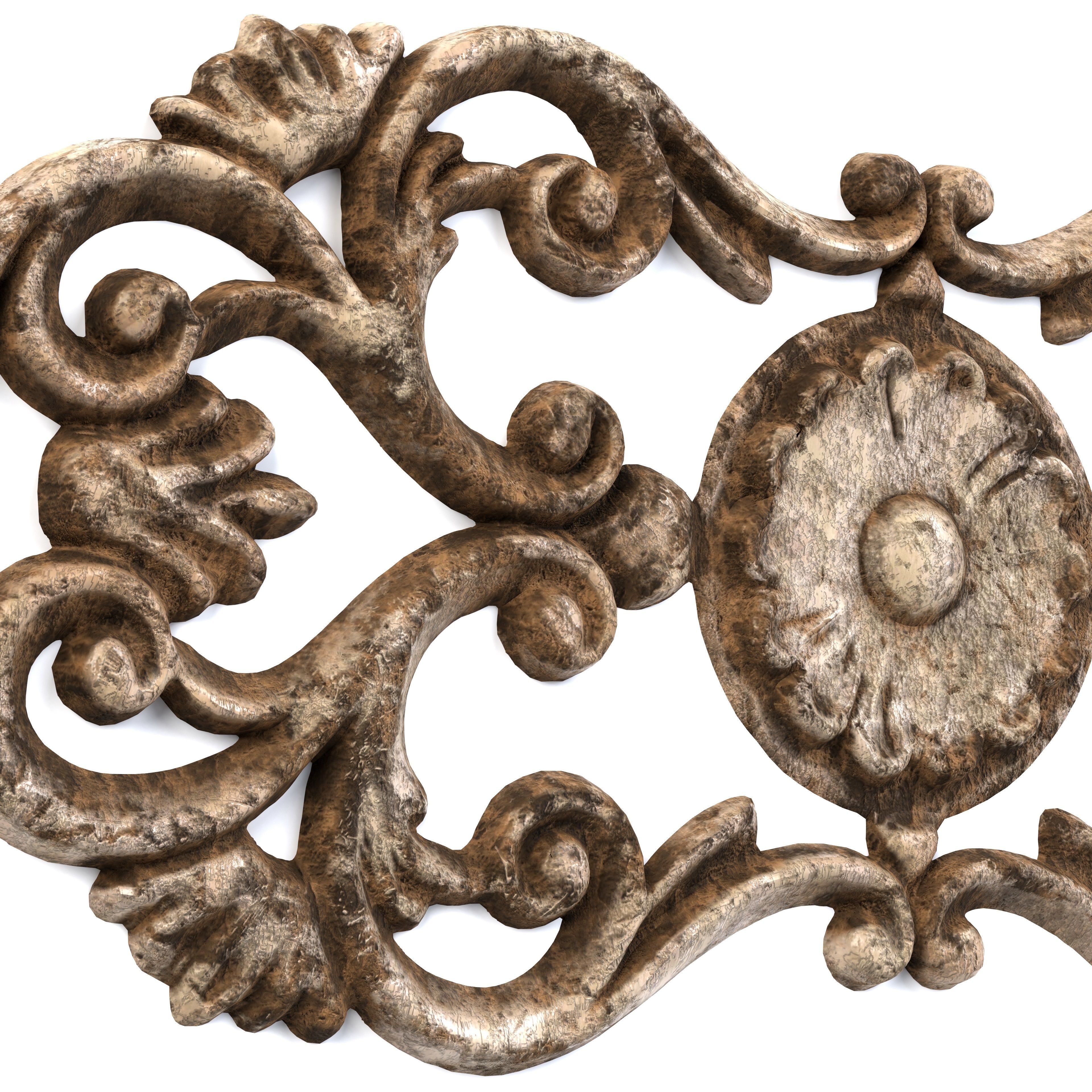 3 Low-Poly Ornament Vol 10-4 Low-poly 3D model_2