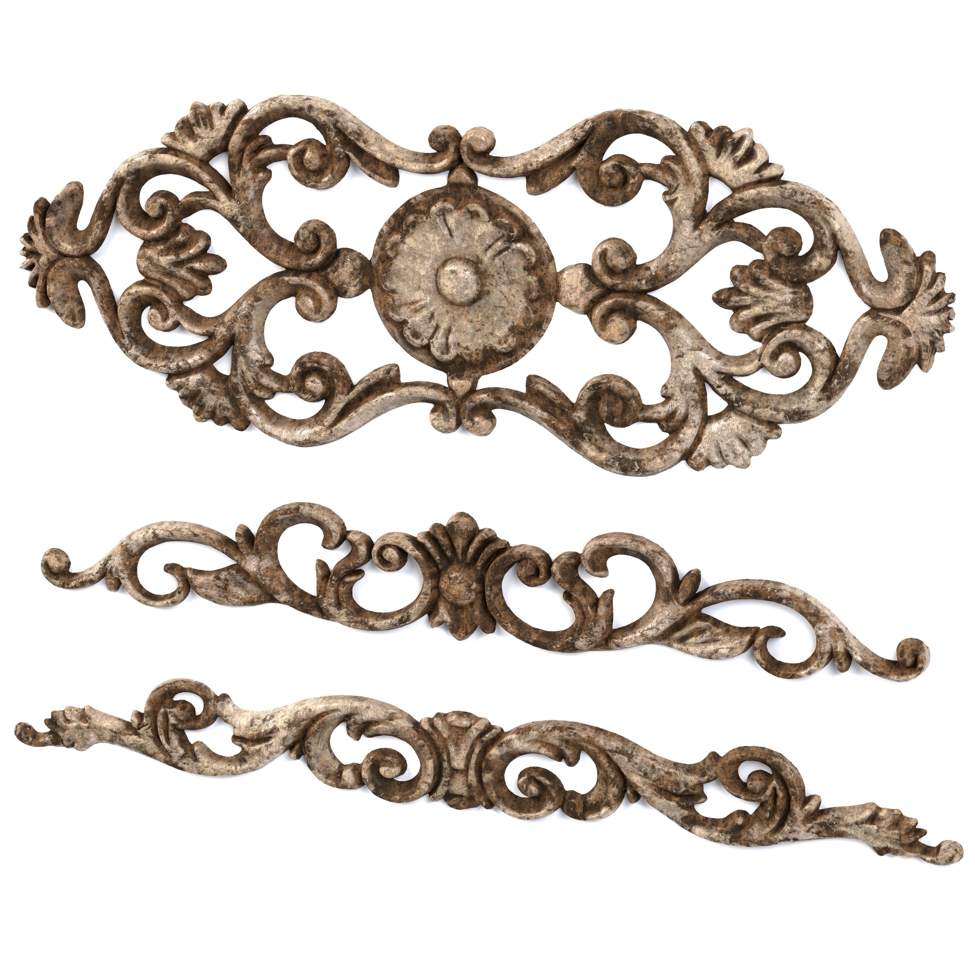 3 Low-Poly Ornament Vol 10-4 Low-poly 3D model_4