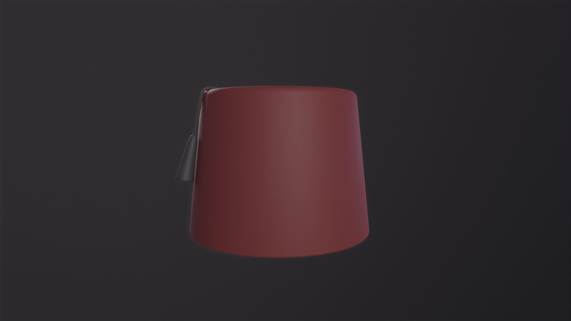 Moroccan Fez Hat 3D Model Low-poly 3D model_5