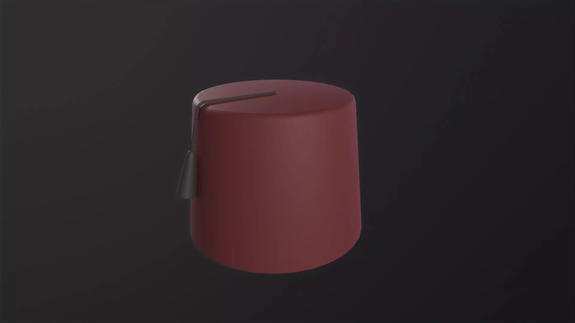 Moroccan Fez Hat 3D Model Low-poly 3D model_0