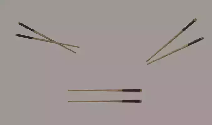 Chopsticks 3D model