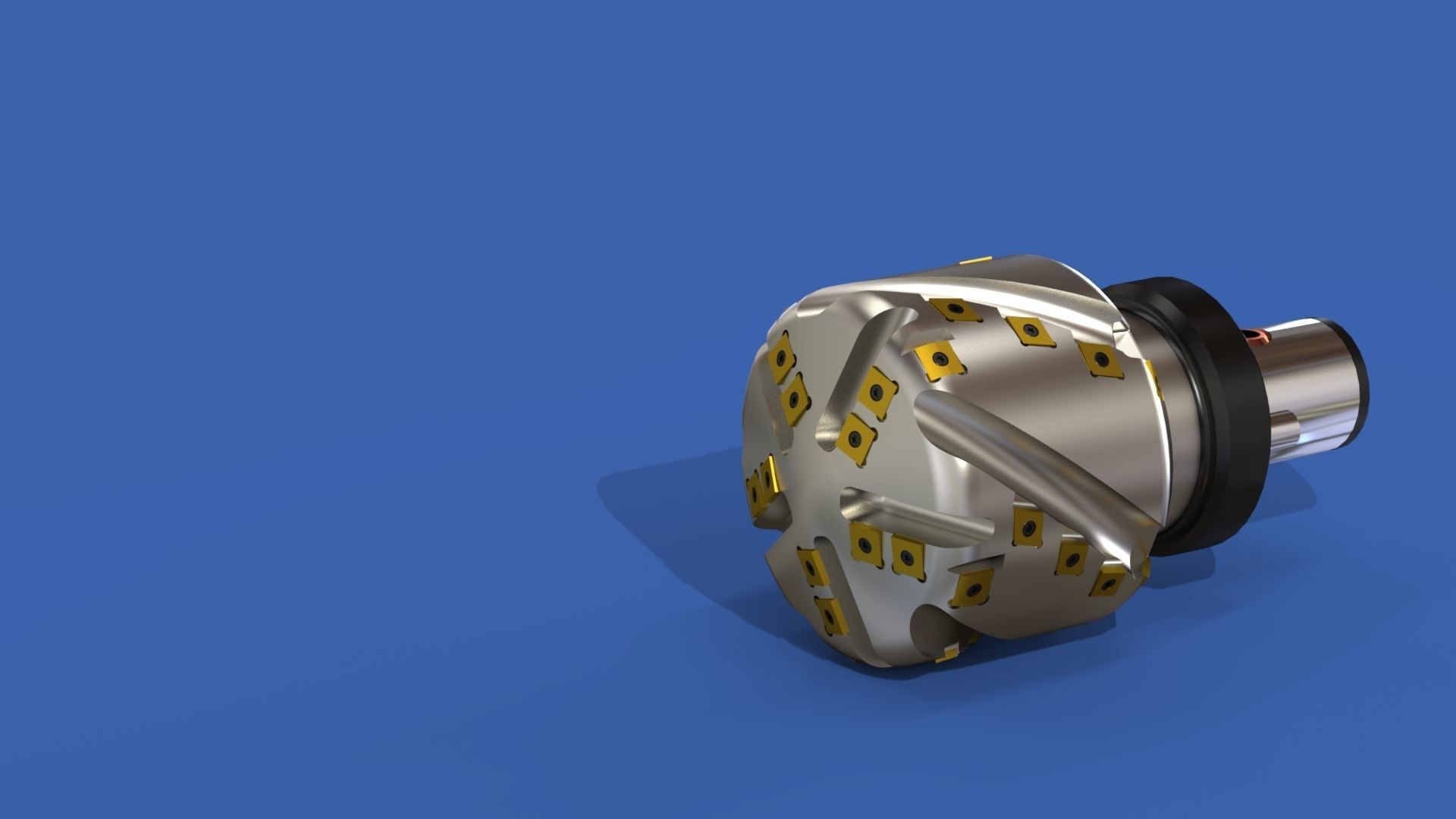 Milling tool head Free 3D model_21